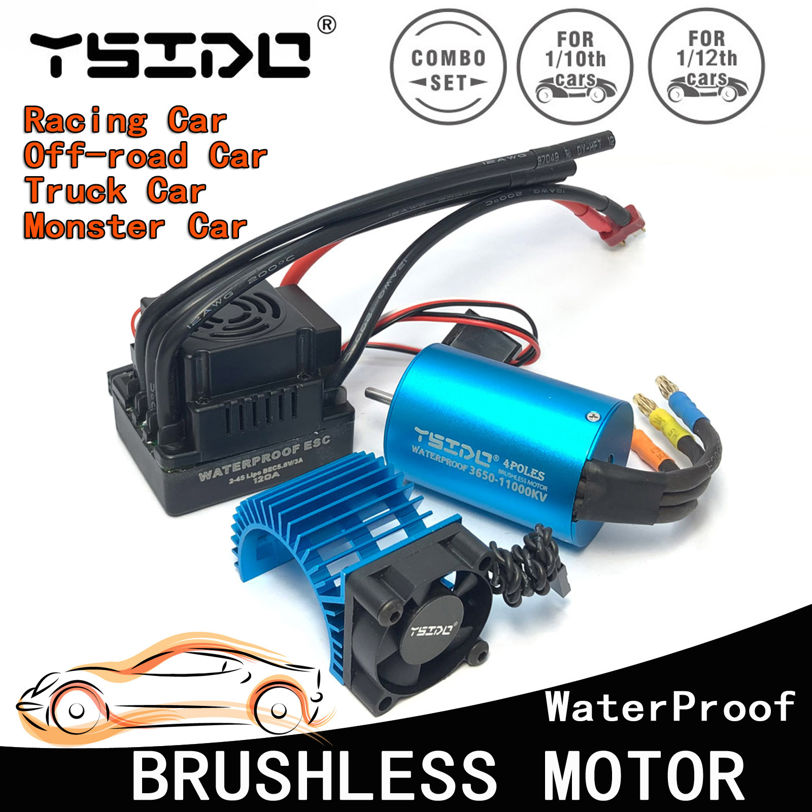 Brushless Motor 3650 - YSIDO 3650 3600KV 5400KV 9500KV 브러시리스