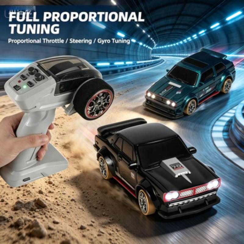 Rc Hobby Pro - 1:63 4륜구동 RC 드리프트카, 완전 비례식