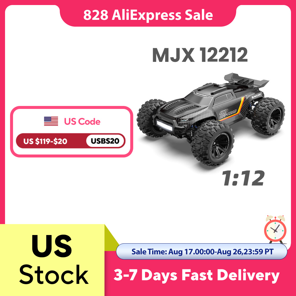 Rc Hobby Monster Truck - 12212 1/12 MJX 브러시리스 RC 몬스터