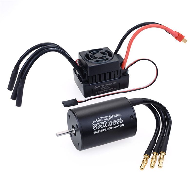 Brushless Motor 3650 - A49K-방수 브러시리스 모터 3650 60A ESC