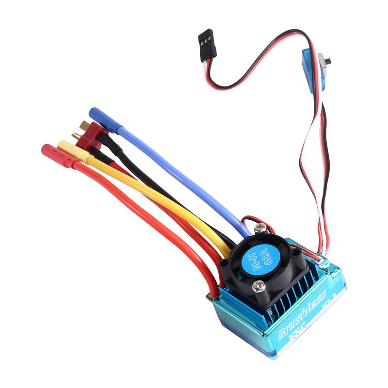 Brushless Motor 3650 - MACH-60A 브러시리스 ESC 속도 컨트롤러(T 플러그