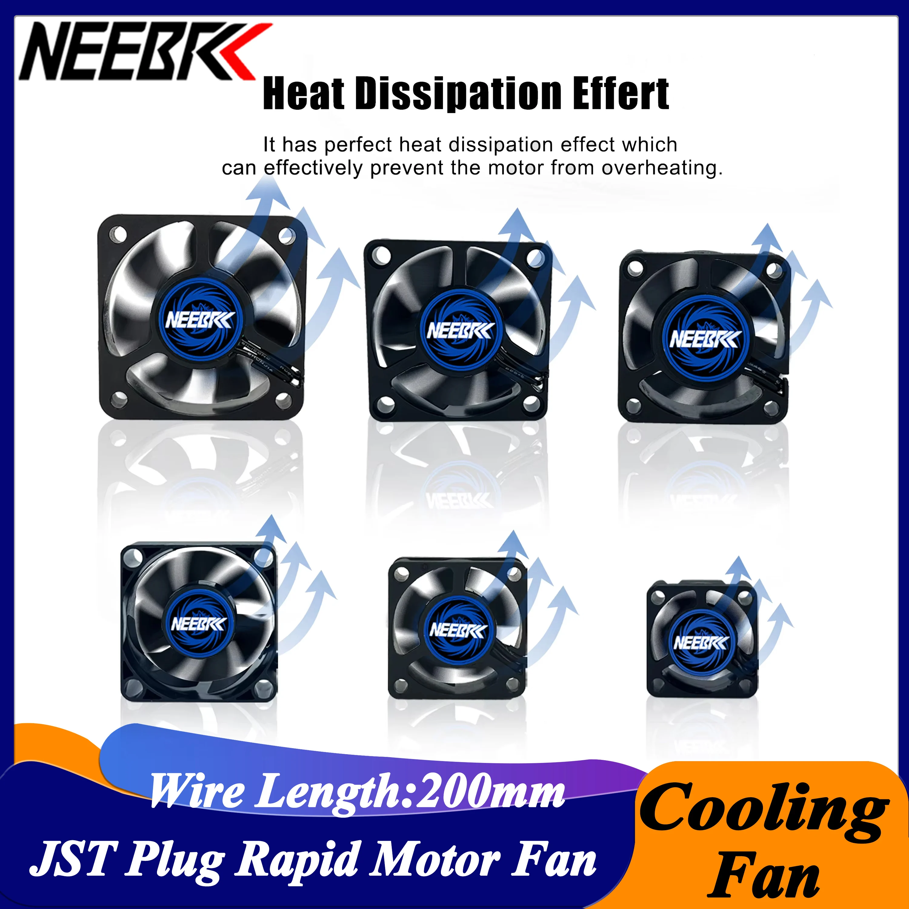 Brushless Motor 3650 - NEEBRC 냉각 선풍기 방열판, 540 550