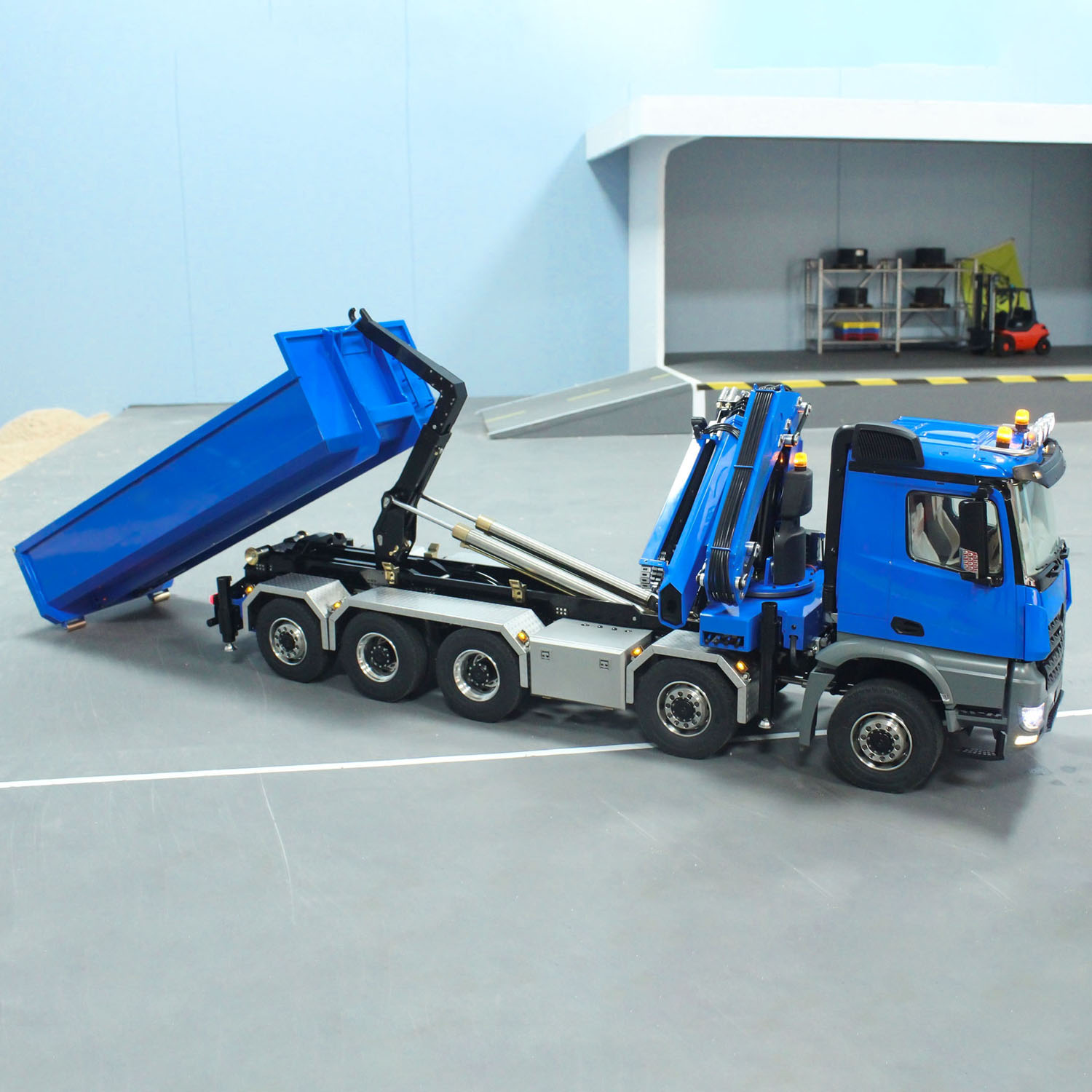 10x10 RC 1/14 유압식 금속 크레인 덤프트럭  - Rc Hobby Models 리뷰 및 가격