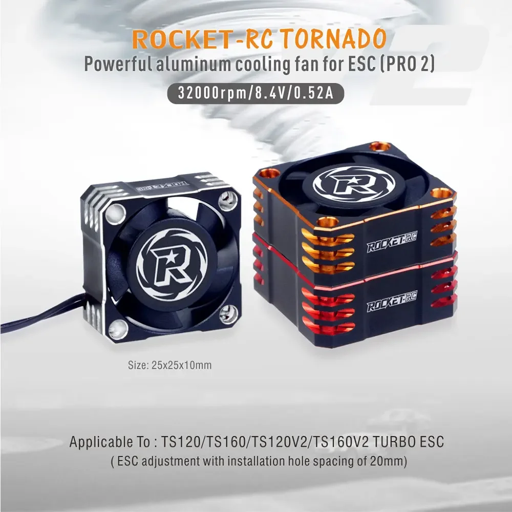 로켓 25/30/35/40/50mm V2 금속 냉각 팬 - Brushless Motor 3650 리뷰 및 가격