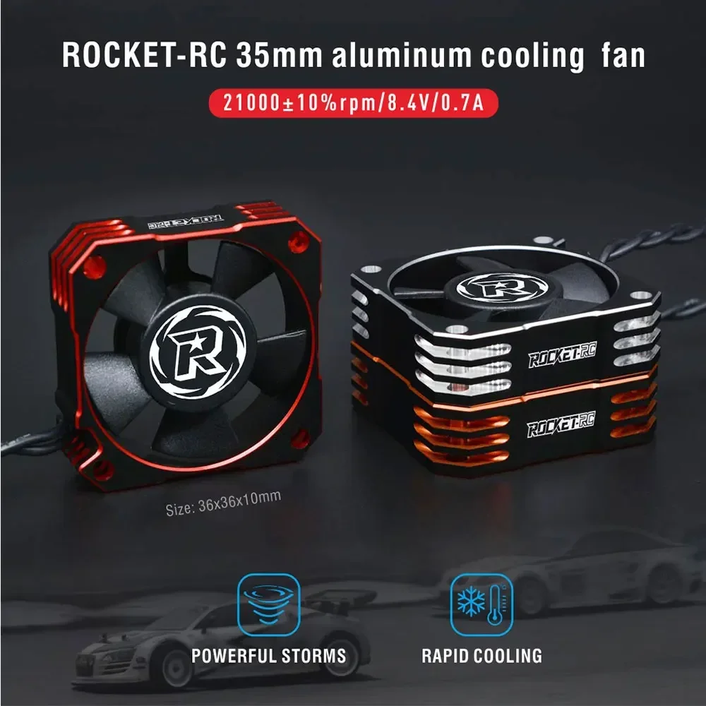 로켓 25/30/35/40/50mm V2 금속 냉각 팬 - Brushless Motor 3650 리뷰 및 가격