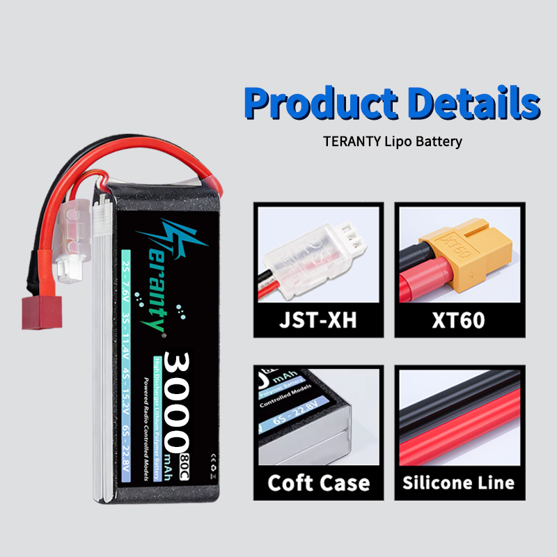 테란티 2S 3000mAh 리포 배터리 7.4V 60C - Rc Hobby Models 리뷰 및 가격