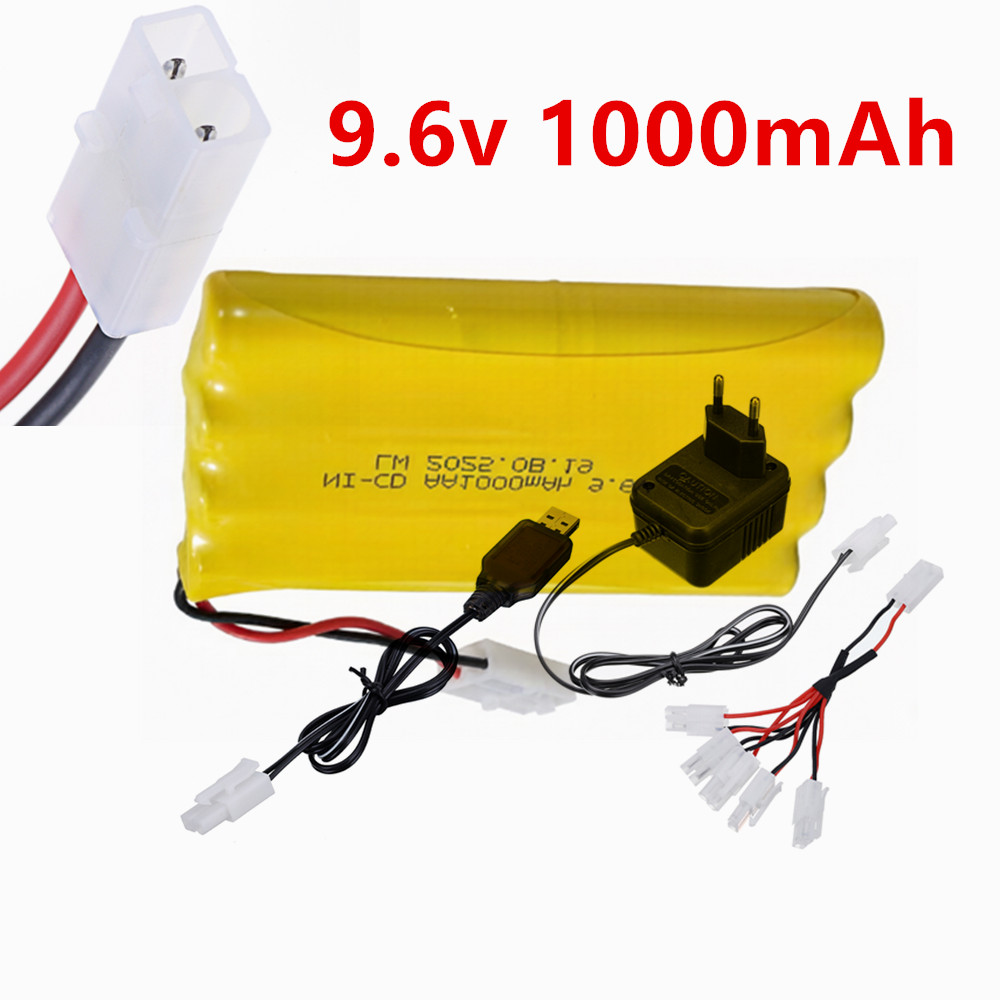 9.6V 1000mAh Ni-CD AA 충전식 배터리  - Rc Hobby Models 리뷰 및 가격