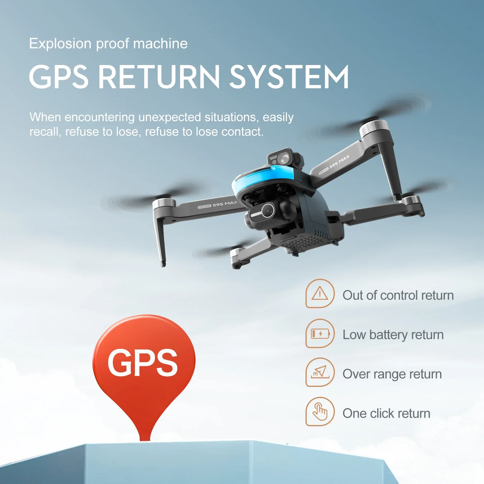 새로운 S9S MAX 미니 드론 4K 2축 PTZ HD - Top Rc Hobby Mini Xcub 리뷰 및 가격