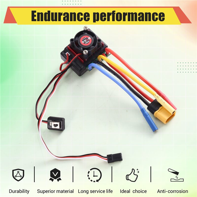 AINY-60A 브러시리스 ESC 속도 컨트롤러(XT6 - Brushless Motor 3650 리뷰 및 가격