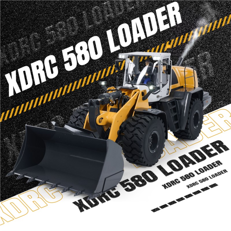 RC XDRC 580 RC 휠로더 유압식 금속 원격 조 - Rc Hobby Models 리뷰 및 가격