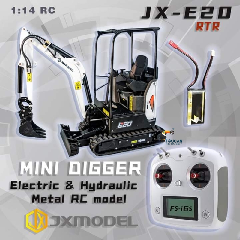 RTR JX E20 RC 미니 굴삭기 1/14 스케일  - Rc Hobby Models 리뷰 및 가격